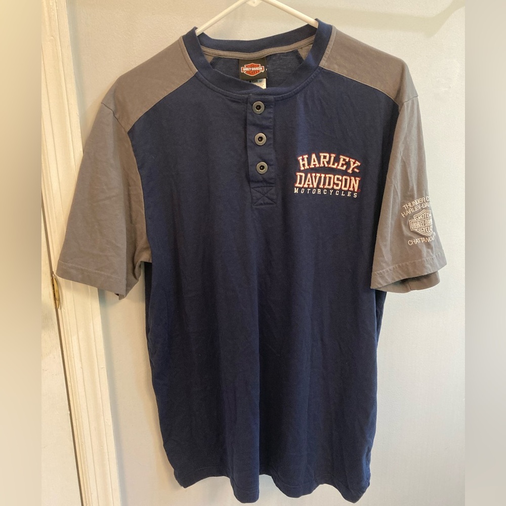 Harley Davidson Navy & Gray Polo XL Chattanooga, TN